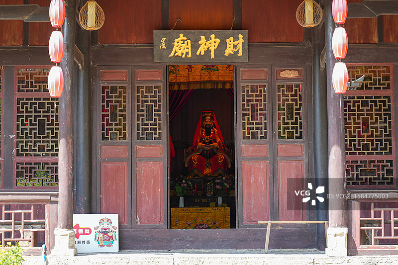 云鹫山云峰屯堡财神庙图片素材