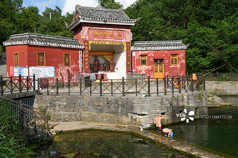云鹫山云峰屯堡水神庙图片素材