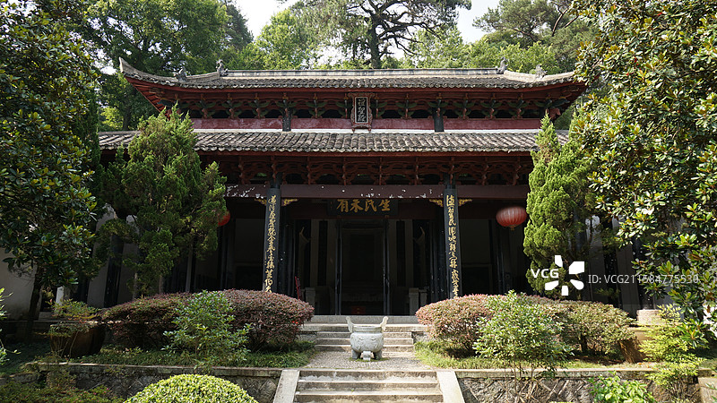 江西省九江市庐山风景区：白鹿洞书院礼圣殿图片素材