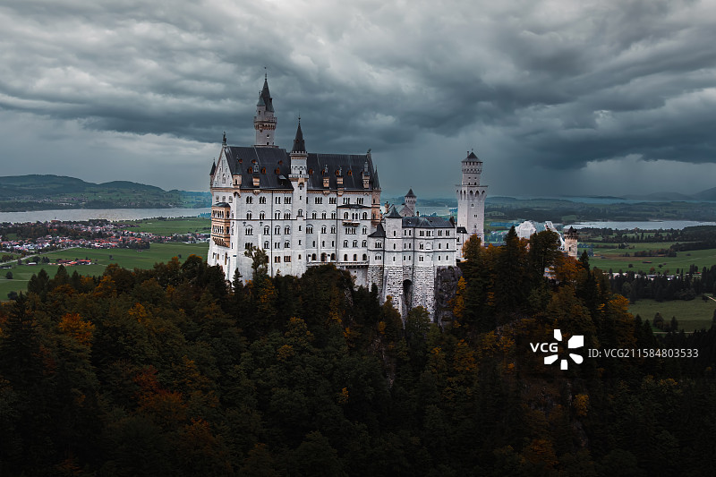 新天鹅堡（1869）.德国图片素材