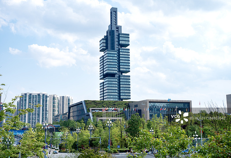 贵阳市地标，生态国际会议中心，中天凯悦酒店图片素材