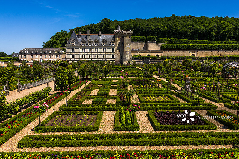 法国维朗德里城堡一隅图片素材