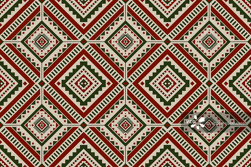 几何民族东方无缝图案图片素材