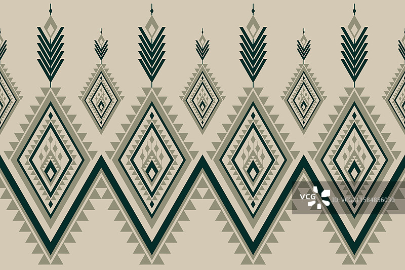 传统几何民族无缝图案图片素材