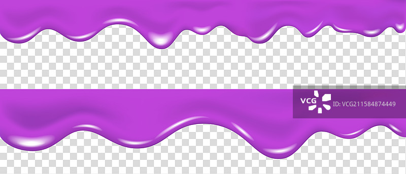 紫色釉糖浆奶油酱或油漆滴落图片素材