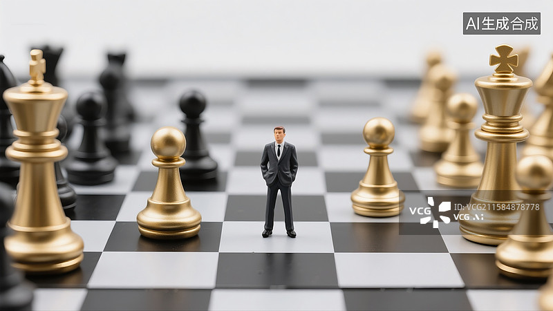 【AI数字艺术】国际象棋棋盘图片素材