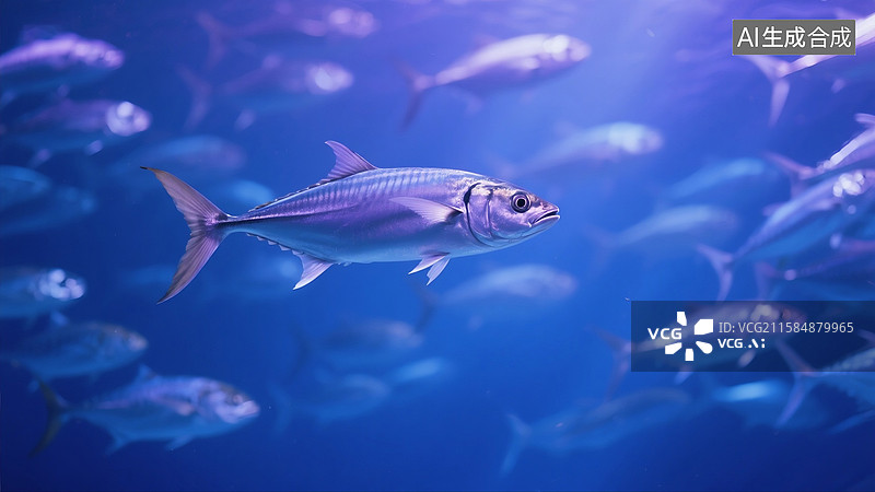 【AI数字艺术】海里马鲛鱼图片素材