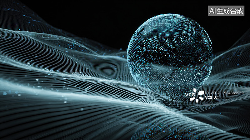 【AI数字艺术】数字地球，网络世界图片素材