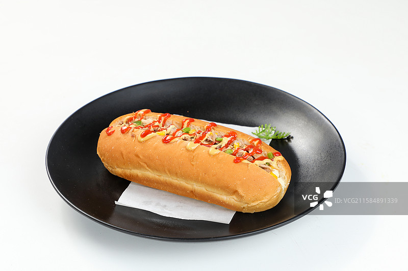 鸡肉热狗图片素材