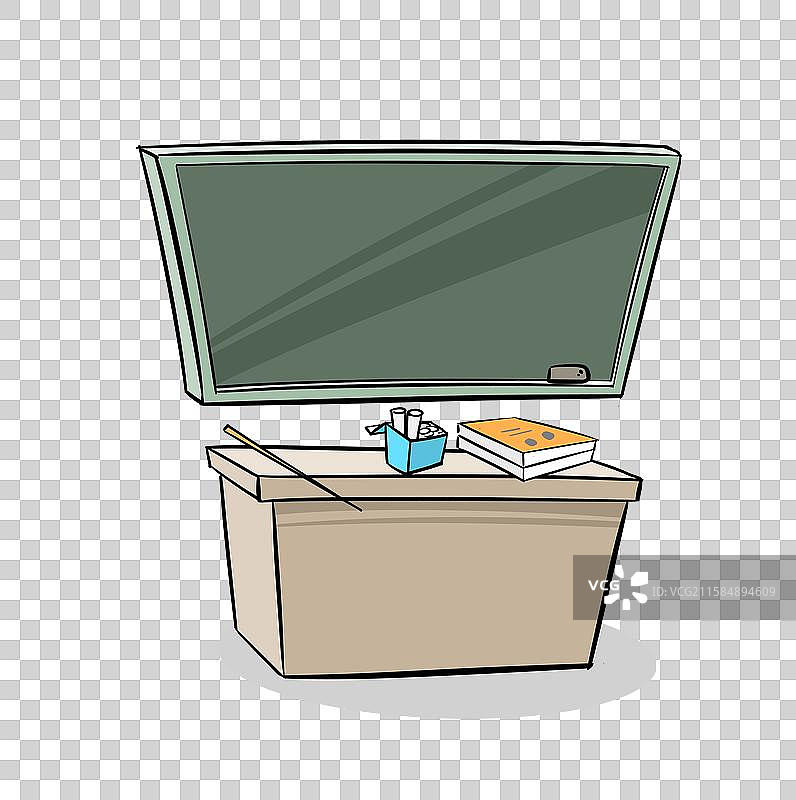 黑板与讲台图片素材