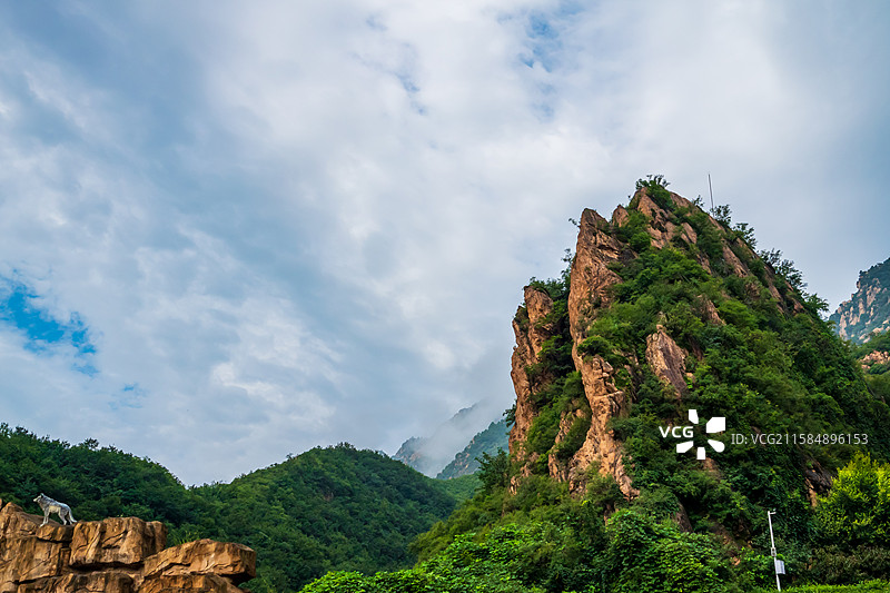 野三坡龙门天关景区—官帽山图片素材