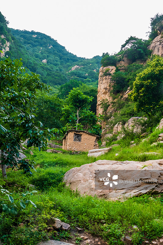 野三坡龙门天关景区—蔡树庵，明长城脚下的小山村图片素材