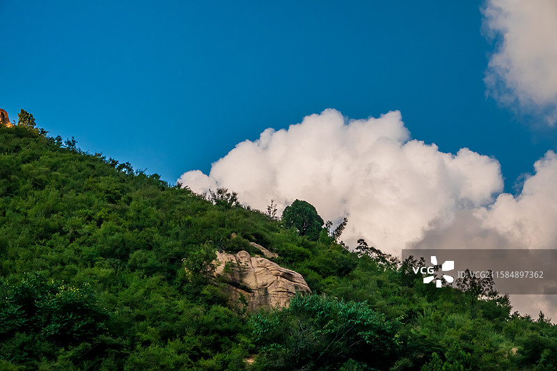 野三坡龙门天关景区—蔡树庵明长城沿途山景图片素材