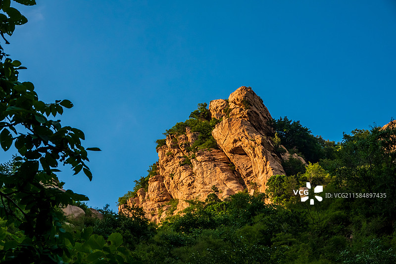 野三坡龙门天关景区—蔡树庵明长城沿途山景图片素材