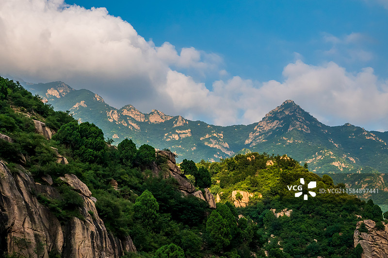 野三坡龙门天关景区—蔡树庵明长城沿途山景图片素材