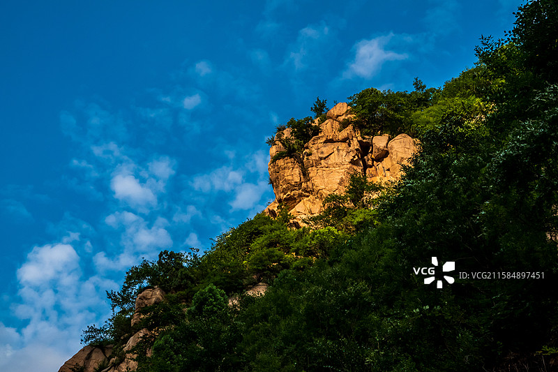 野三坡龙门天关景区—蔡树庵明长城沿途山景图片素材