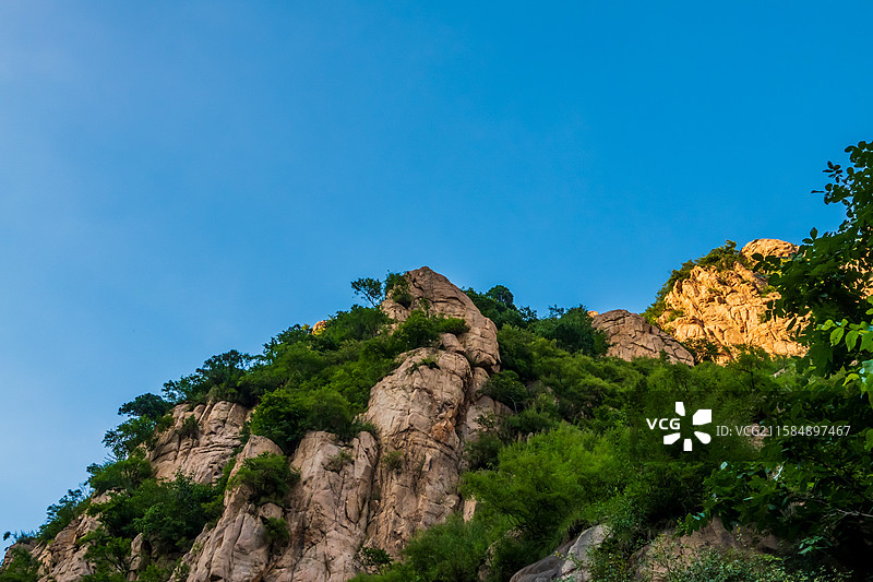 野三坡龙门天关景区—蔡树庵明长城沿途山景图片素材