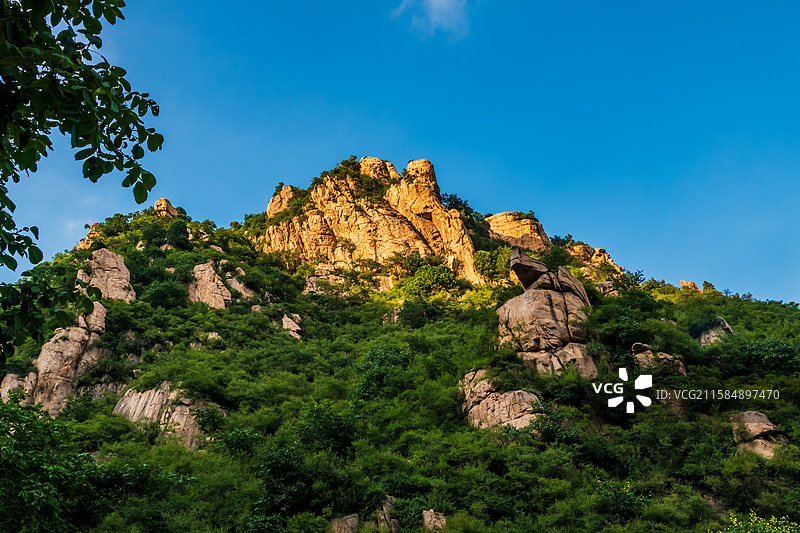 野三坡龙门天关景区—蔡树庵明长城沿途山景图片素材