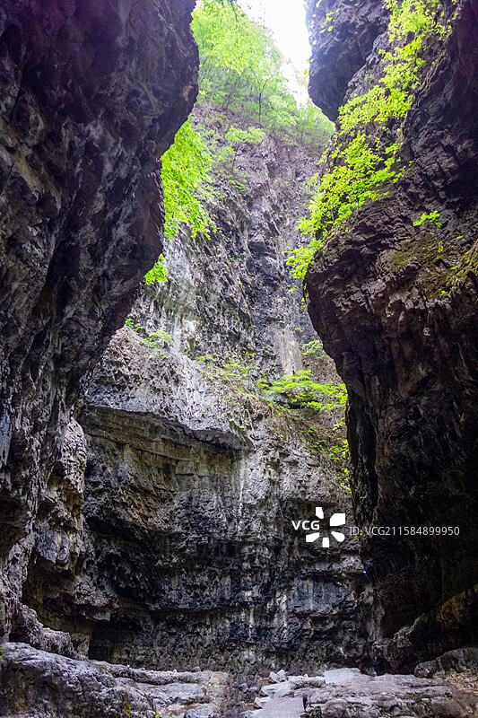 河北省保定市涞水县野三坡景区百里峡图片素材
