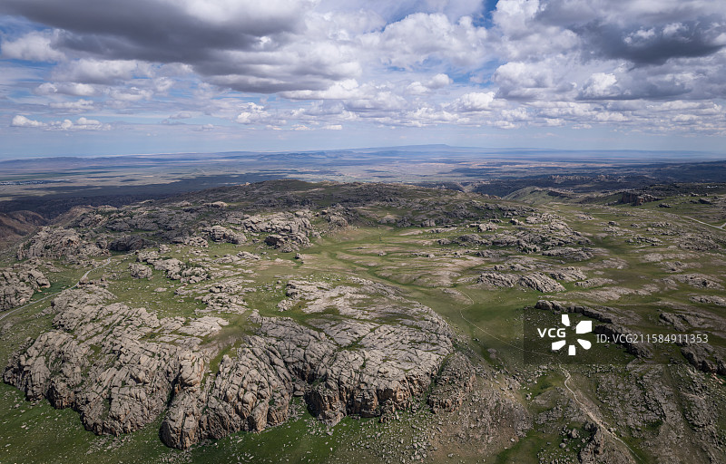 新疆吉木乃草原石城公路风景图片素材