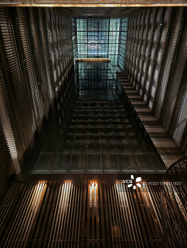 温州威斯汀酒店玻璃天顶及中庭John Portman作品图片素材