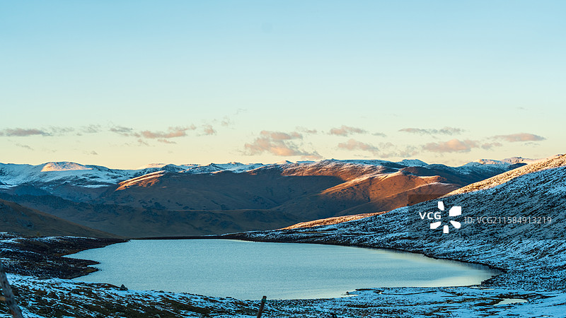 喀纳斯小黑湖徒步风光图片素材