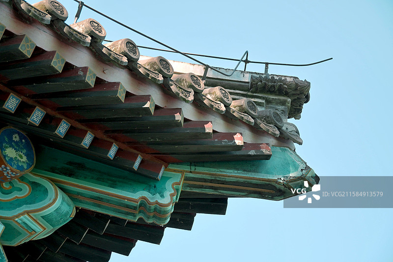 古建屋檐图片素材