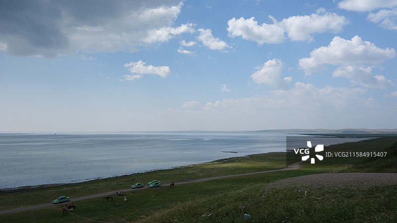 内蒙古呼伦贝尔市呼伦湖图片素材