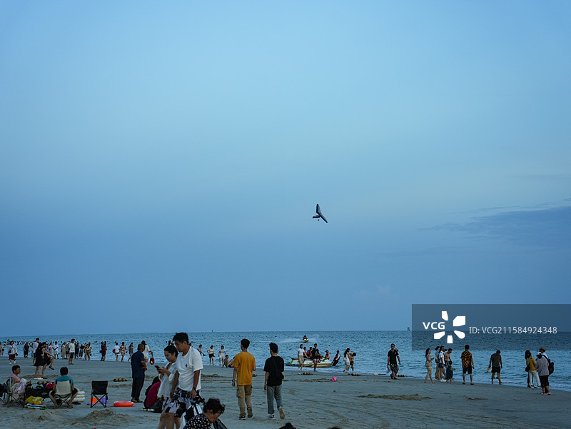 北海银滩风景图片素材