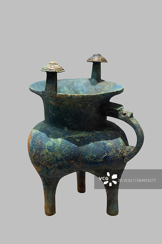 戈父丙斝，西周，随州市博物馆藏图片素材