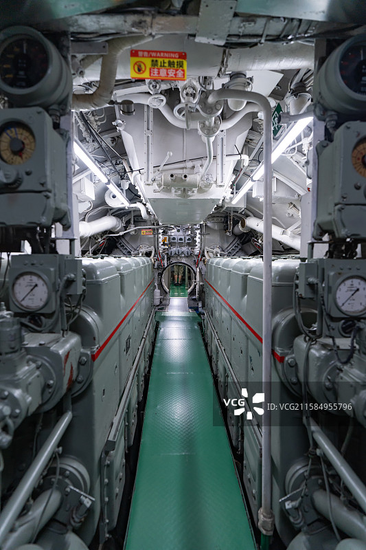 潜艇内部结构（合法拍摄）图片素材