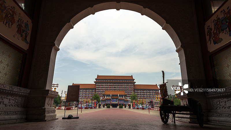 廊坊香河天下第一城景点建筑风光图片素材
