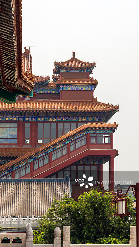 廊坊香河天下第一城景点建筑风光图片素材