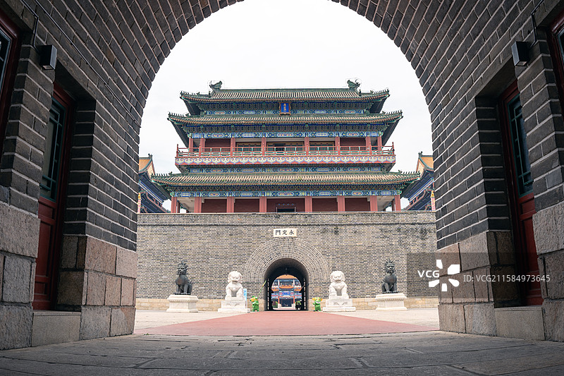 廊坊香河天下第一城景点建筑风光图片素材