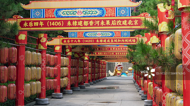 廊坊香河天下第一城景点建筑风光图片素材