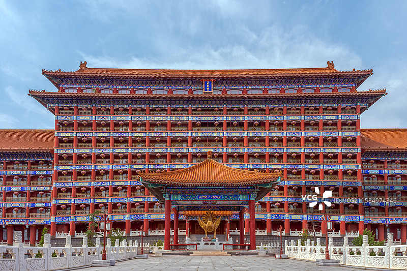 廊坊香河天下第一城景点建筑风光图片素材