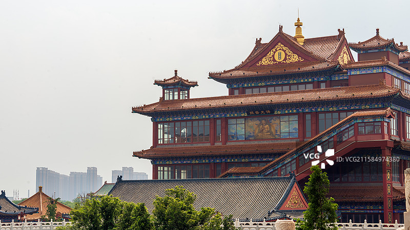 廊坊香河天下第一城景点建筑风光图片素材