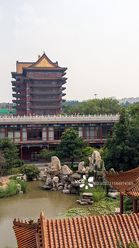廊坊香河天下第一城景点建筑风光图片素材