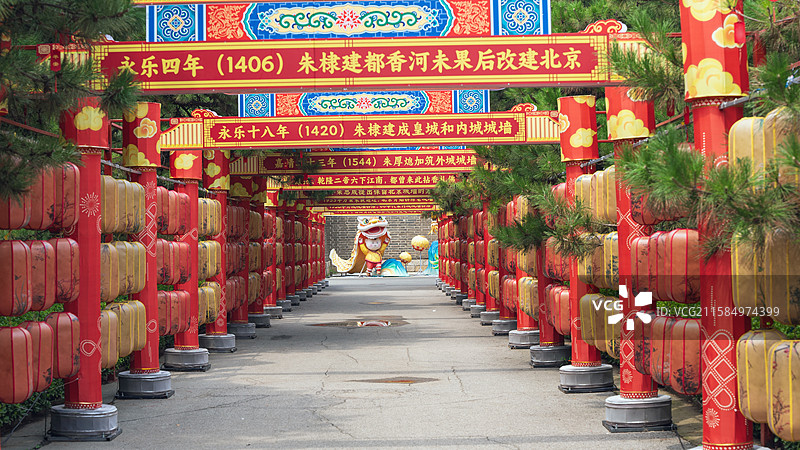 廊坊香河天下第一城景点建筑风光图片素材