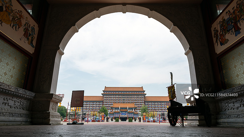 廊坊香河天下第一城景点建筑风光图片素材
