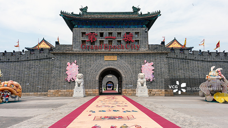 廊坊香河天下第一城景点建筑风光图片素材