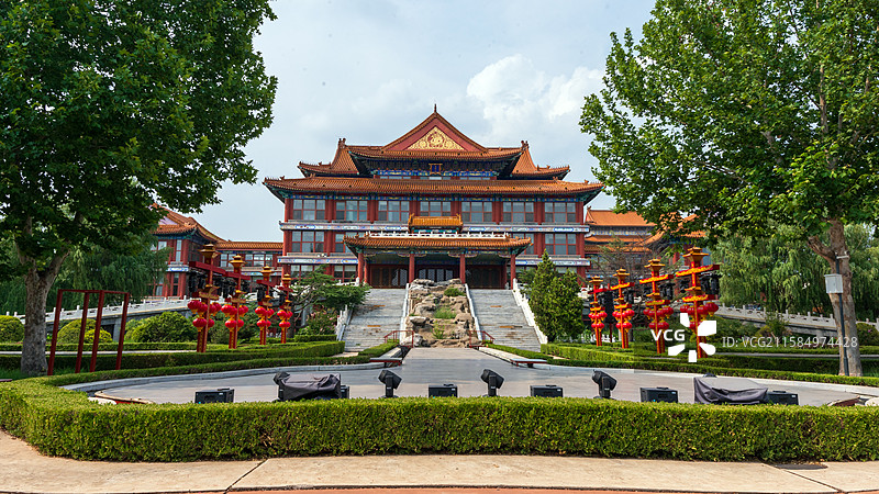 廊坊香河天下第一城景点建筑风光图片素材