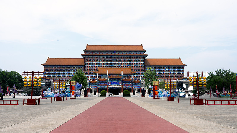 廊坊香河天下第一城景点建筑风光图片素材