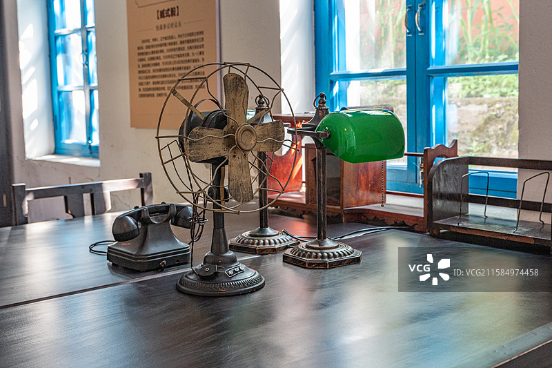 吉林大栗子溥仪宣召退位旧址图片素材