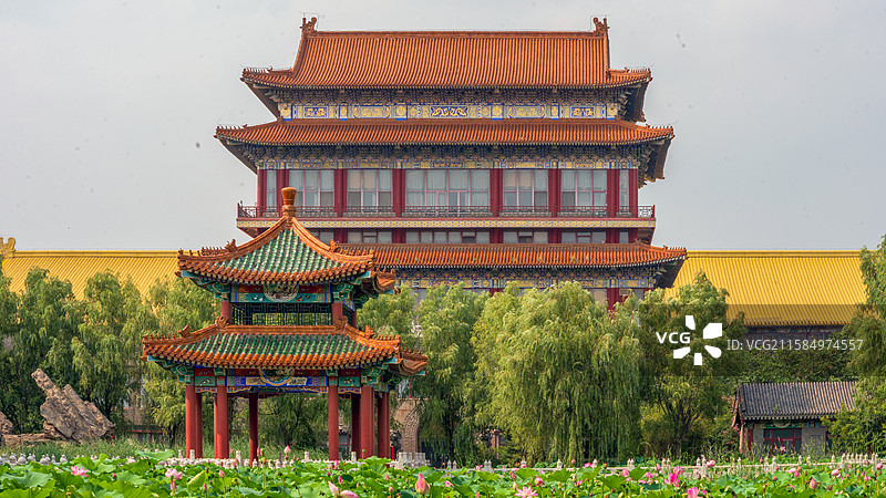 廊坊香河天下第一城景点建筑风光图片素材