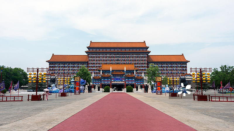 廊坊香河天下第一城景点建筑风光图片素材