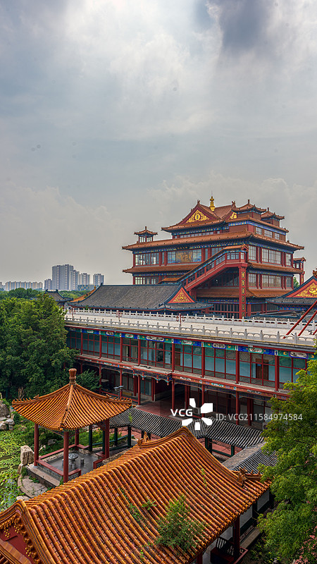 廊坊香河天下第一城景点建筑风光图片素材