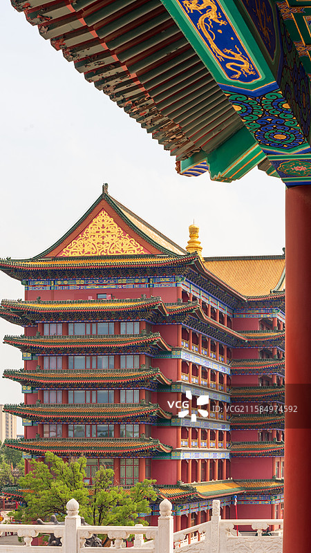 廊坊香河天下第一城景点建筑风光图片素材