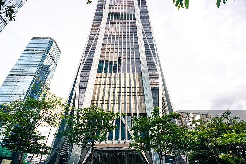 深圳福田区嘉里建设广场平安金融中心深圳节日大道益田路卓越时代福华路大中华国际交易广场金田路图片素材