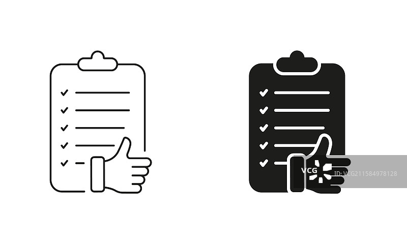 客户反馈符号批准协议文件图片素材